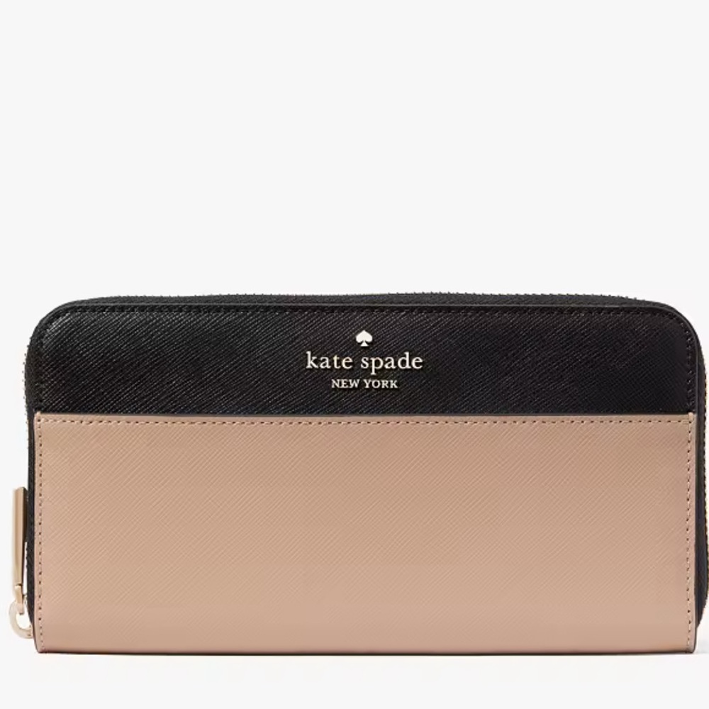 BNIB Kate Spade ♠️ “Madison” large continental wallet, dual colors. Retails $239